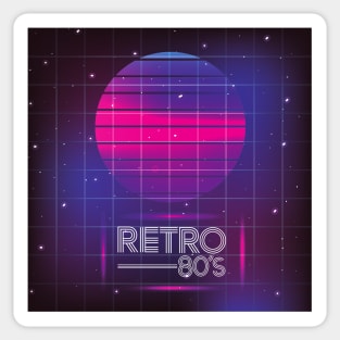 Retro 80s Sticker